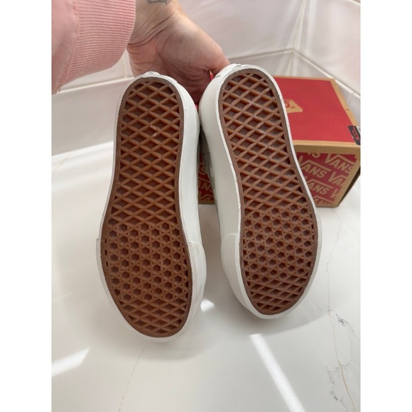 Vans Old‎ Skool Platform Woven Checkerboard Beige Women's Shoes Size 5.5 - Picture 5 of 7